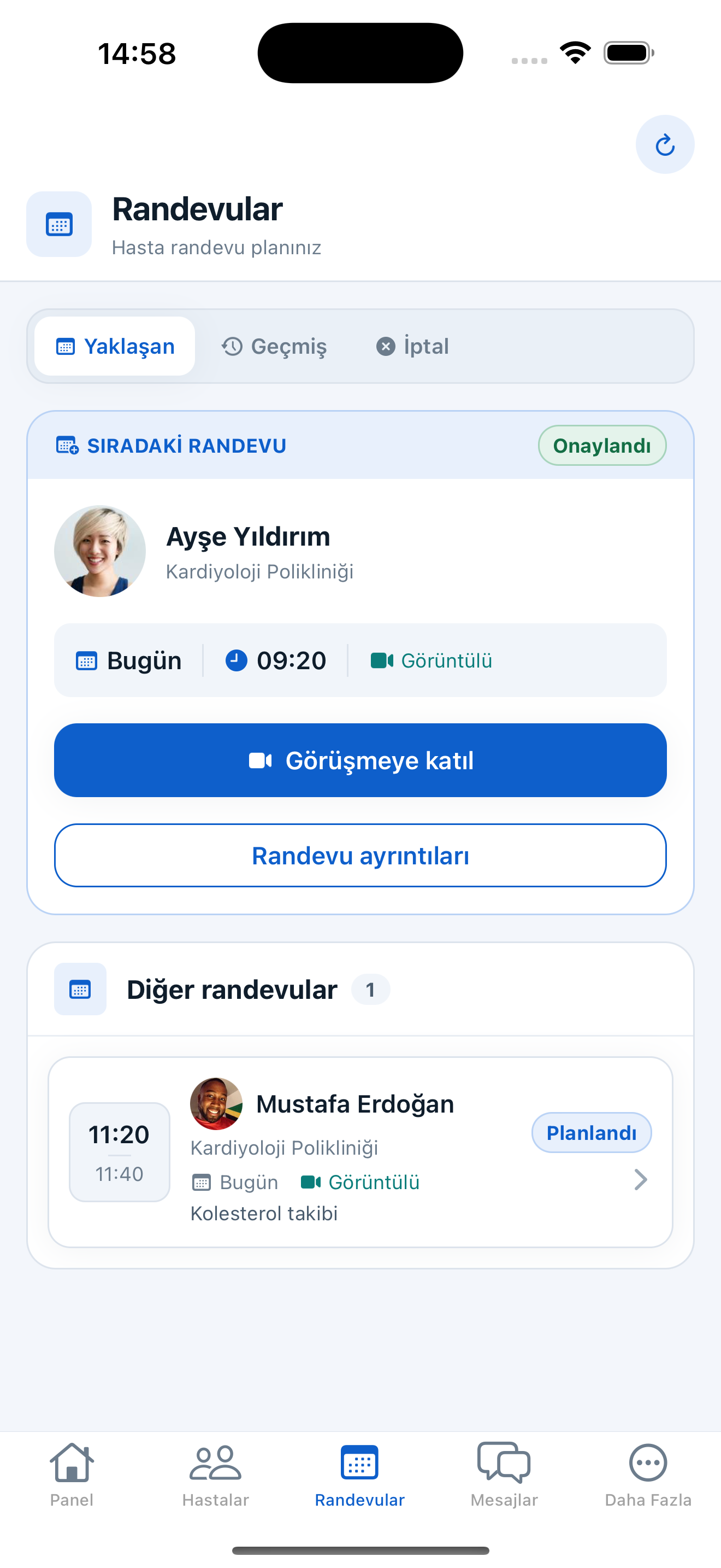 Randevu detayı